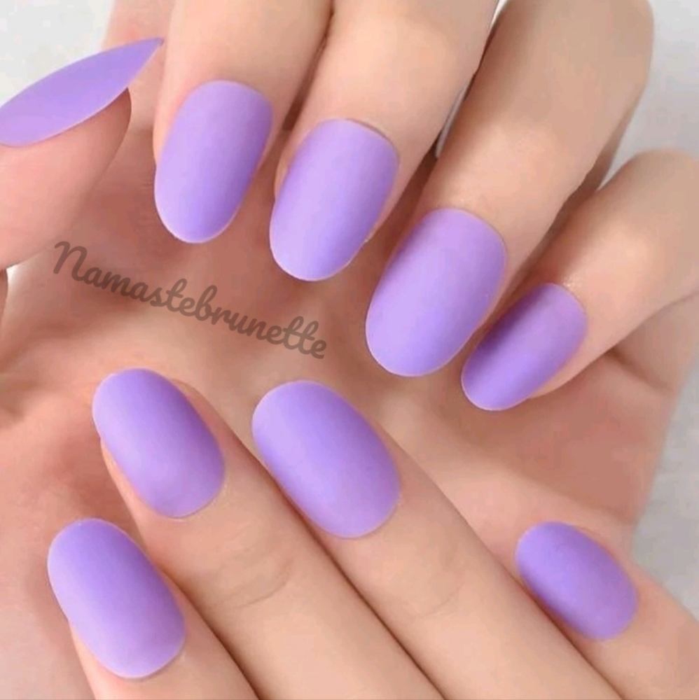 2/$16 Lilac Press On Nails